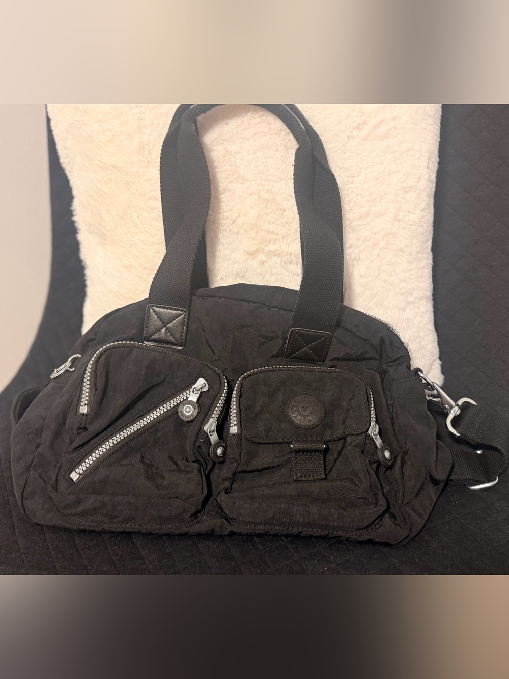 black Kipling Defea Shoulder Bag